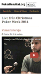 Mobile Screenshot of pokerresultat.org
